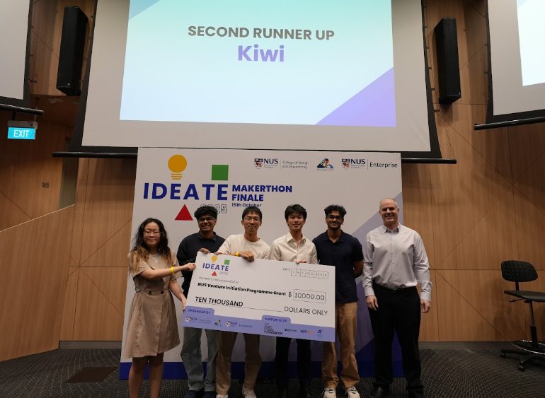 Team Kiwi, second runner-up at the IDEATE 2025 finale